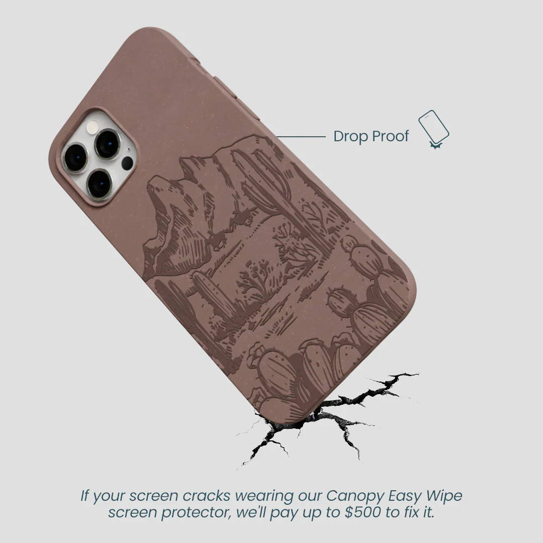 Chocolate Brown Desert Run iPhone 12 Pro Max Case - Image 5
