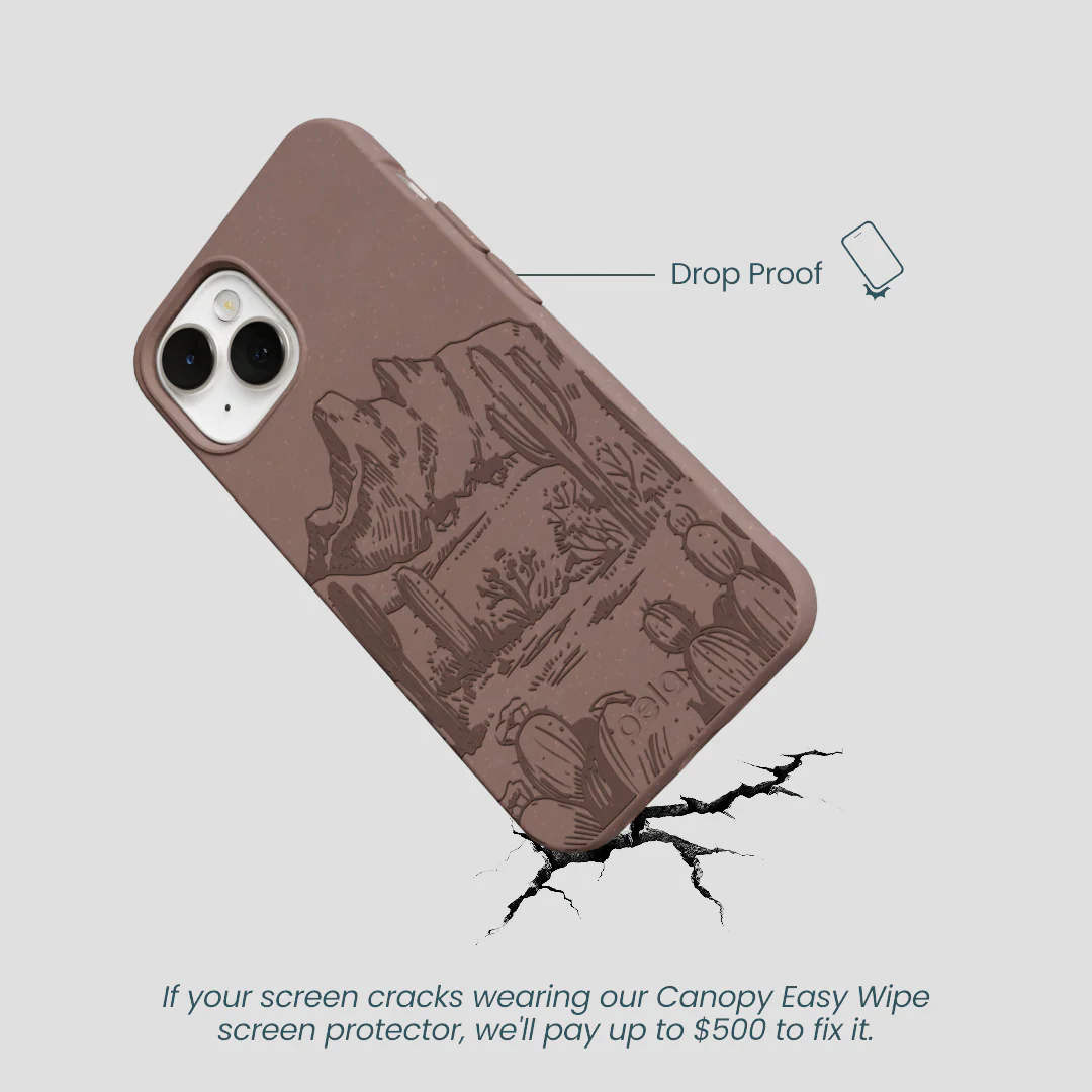 Chocolate Brown Desert Run iPhone 13 Case - Image 5