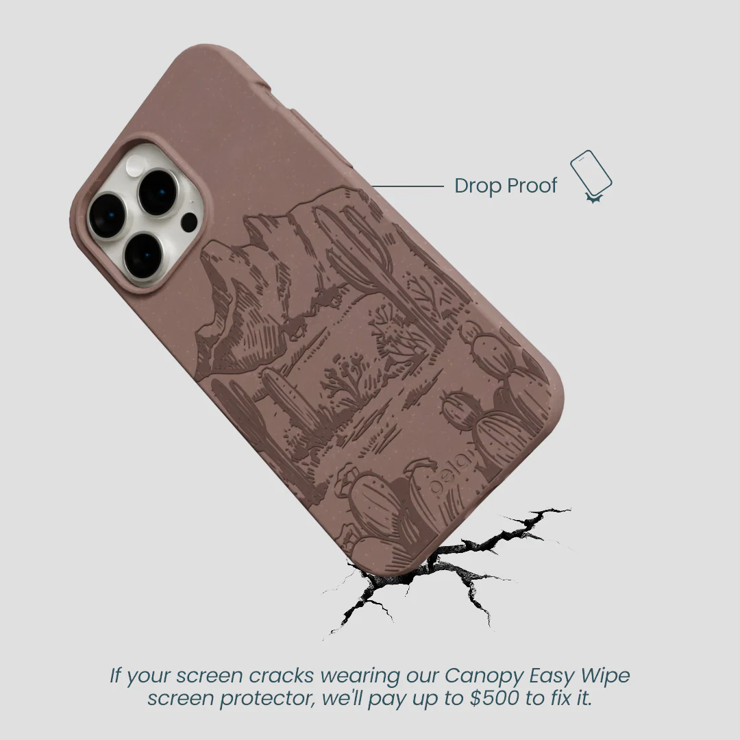 Chocolate Brown Desert Run iPhone 14 Pro Max Case - Image 5