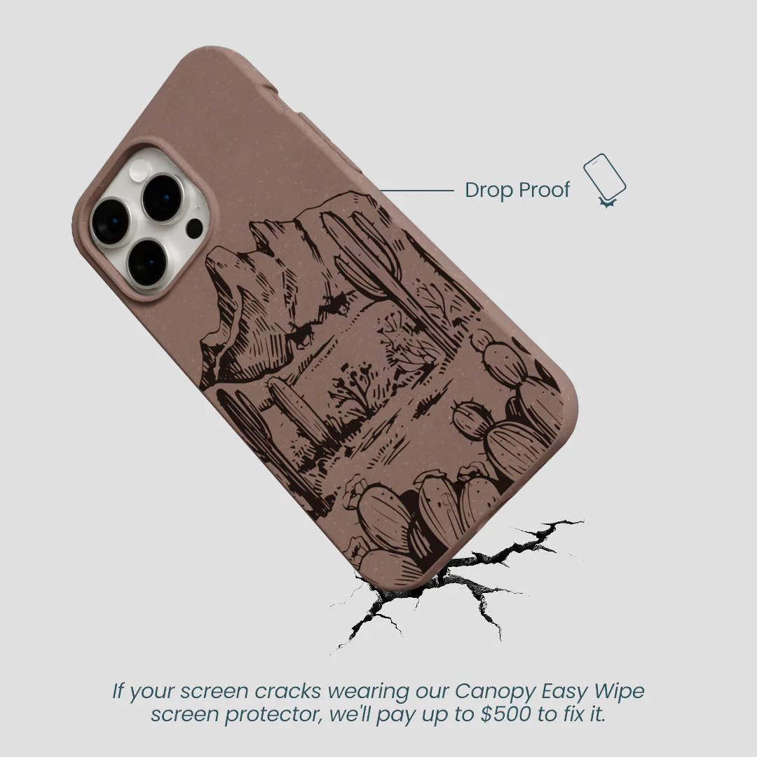 Chocolate Brown Desert Run iPhone 15 Pro Max Case - Image 5