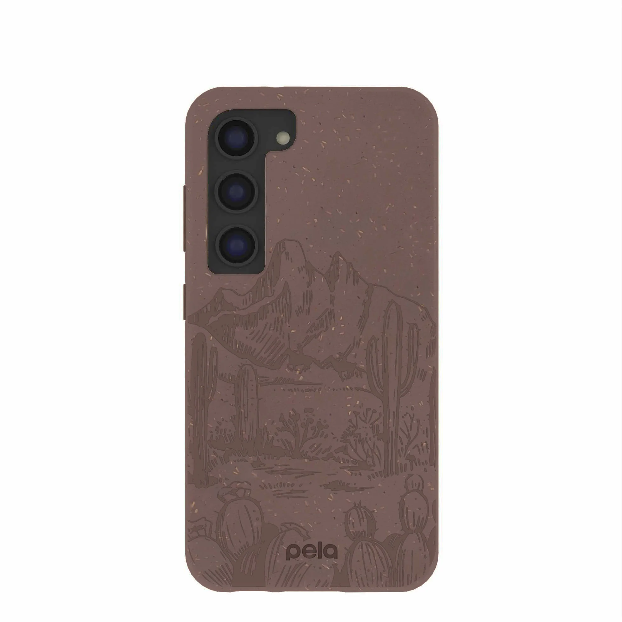 Chocolate Brown Desert Run Samsung Galaxy S23 Case