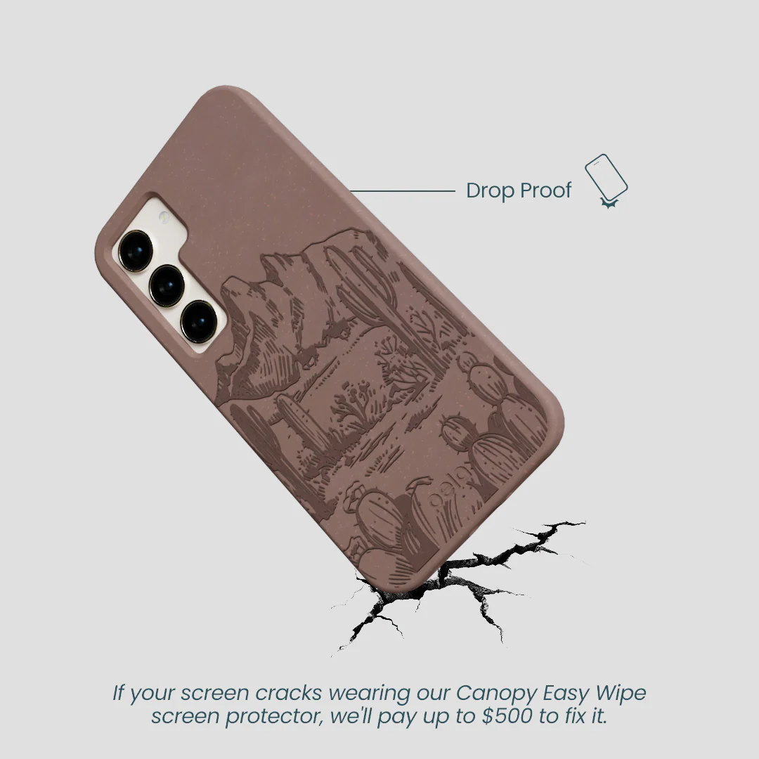 Chocolate Brown Desert Run Samsung Galaxy S23 Case - Image 5