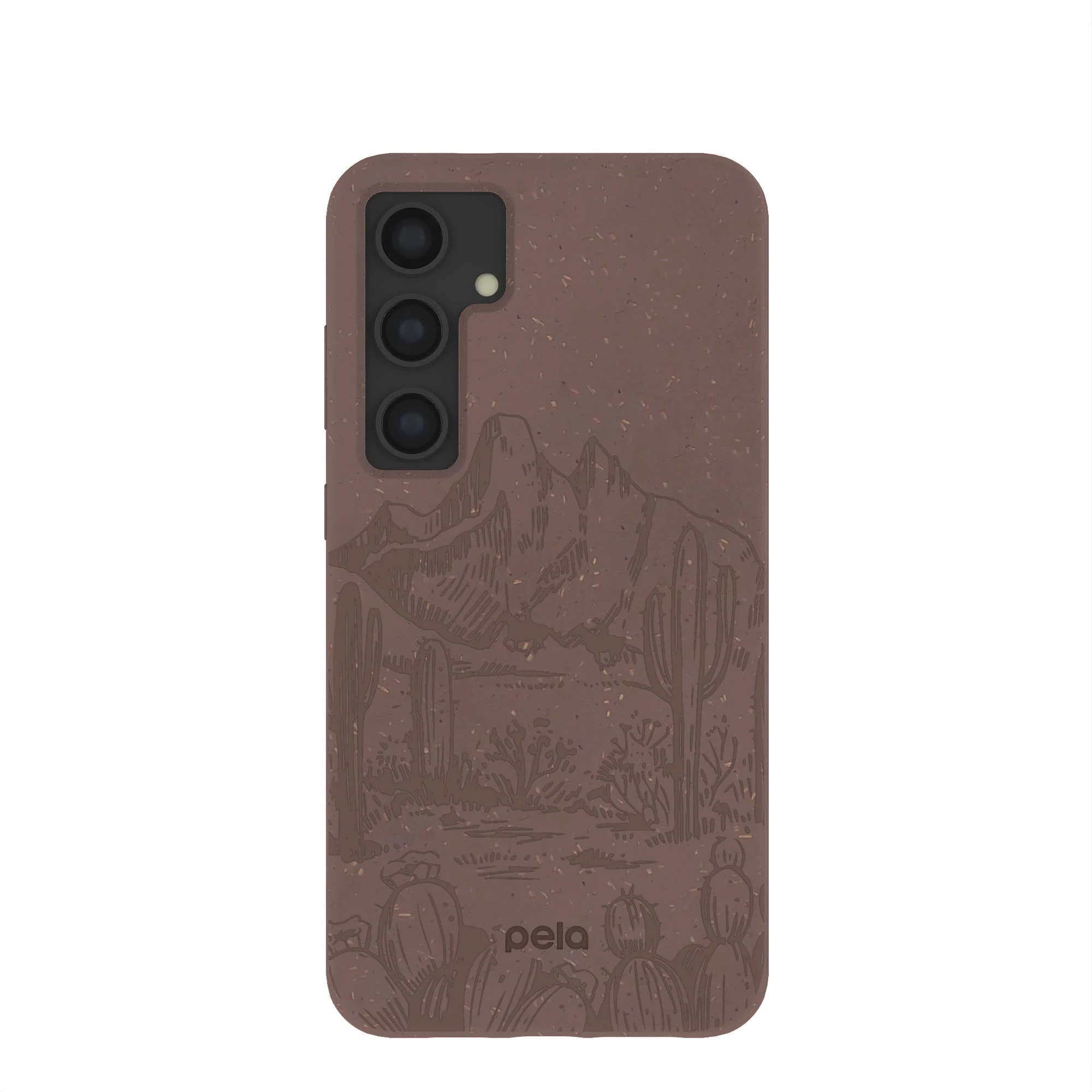 Chocolate Brown Desert Run Samsung Galaxy S24+(Plus) Case