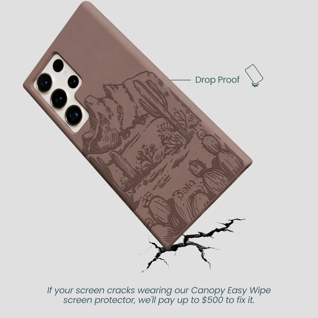 Chocolate Brown Desert Run Samsung Galaxy S24 Ultra Case - Image 5