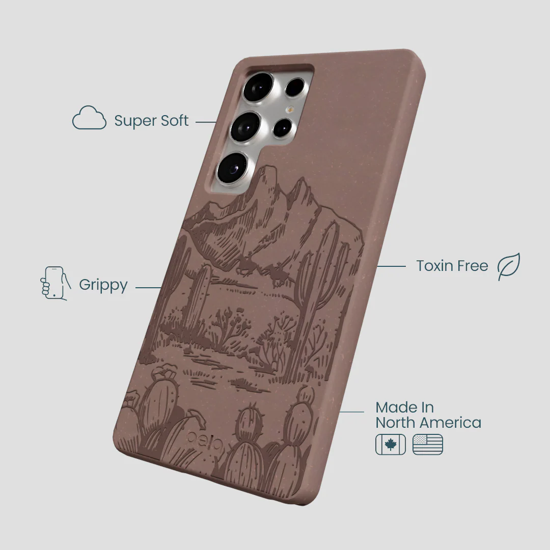 Chocolate Brown Desert Run Samsung Galaxy S25 Ultra Case - Image 4