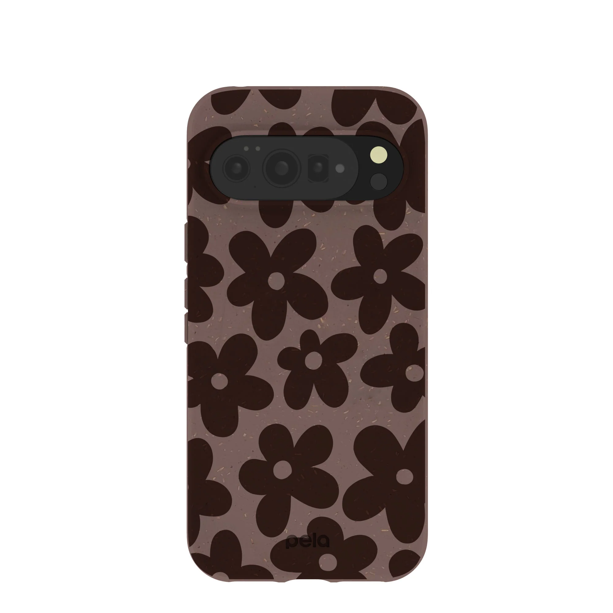 Chocolate Brown Earthy Blooms Google Pixel 10 Pro XL Case