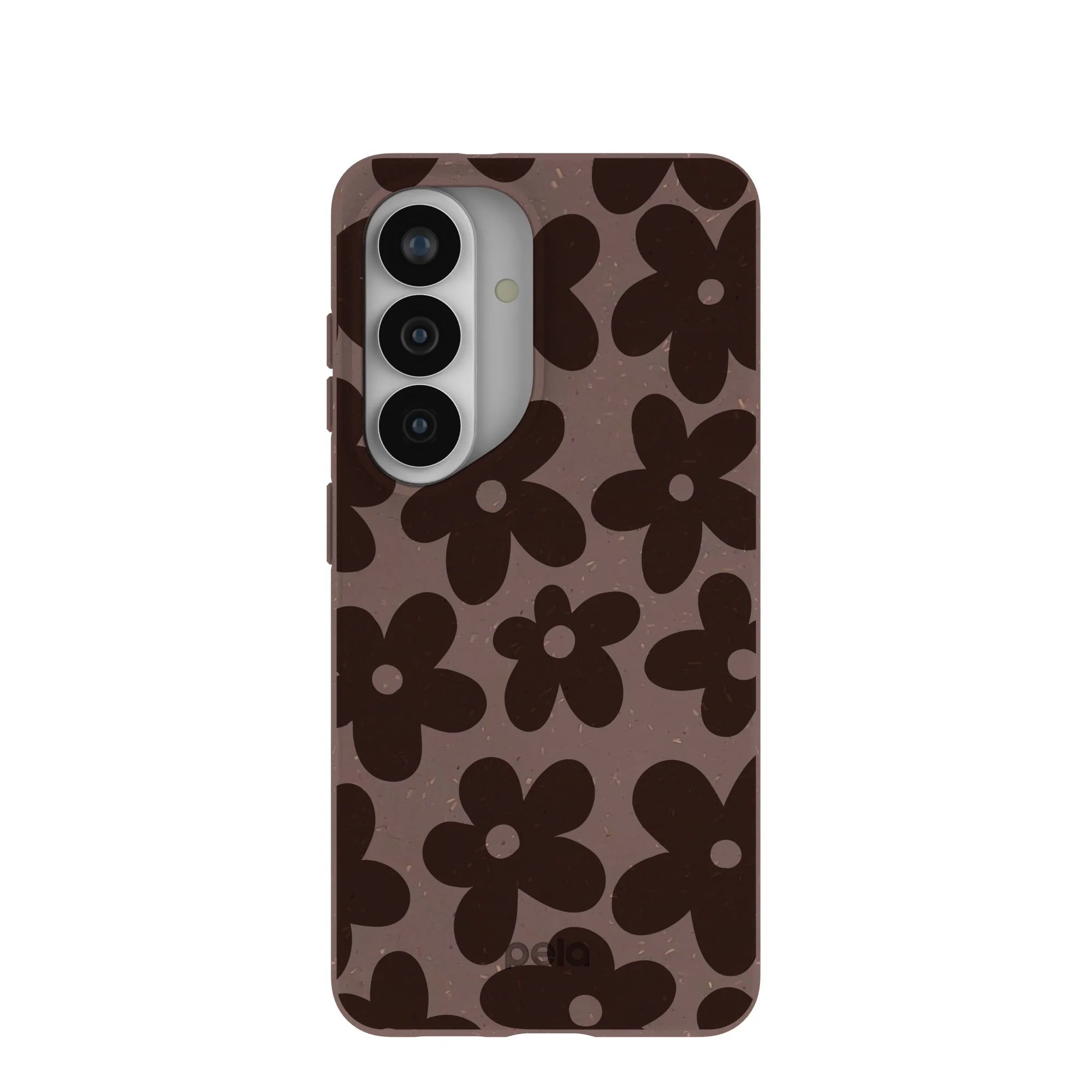 Chocolate Brown Earthy Blooms Samsung Galaxy S26 Case