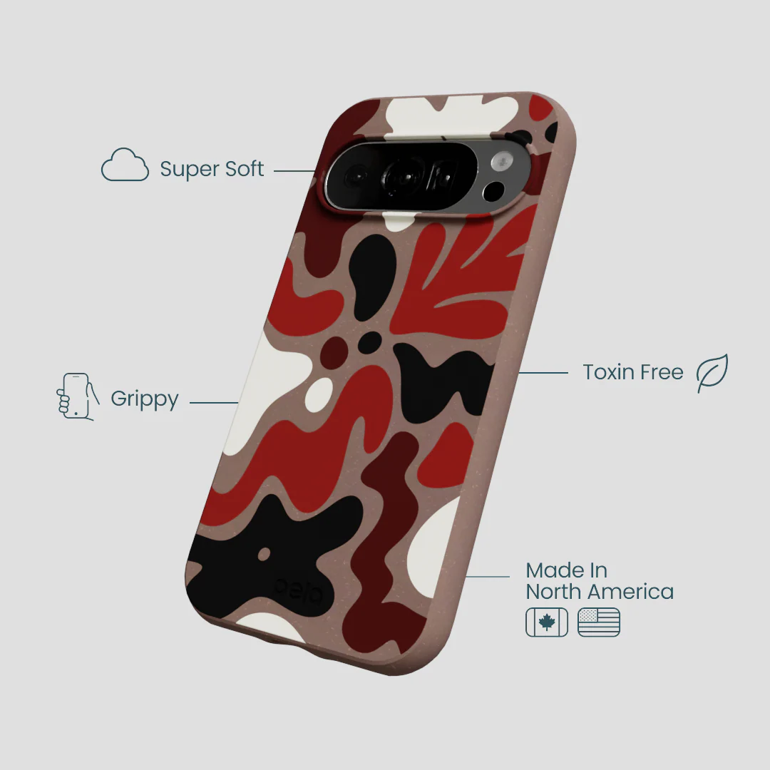 Chocolate Brown Earthy Curves Google Pixel 10/10 Pro Case - Image 4