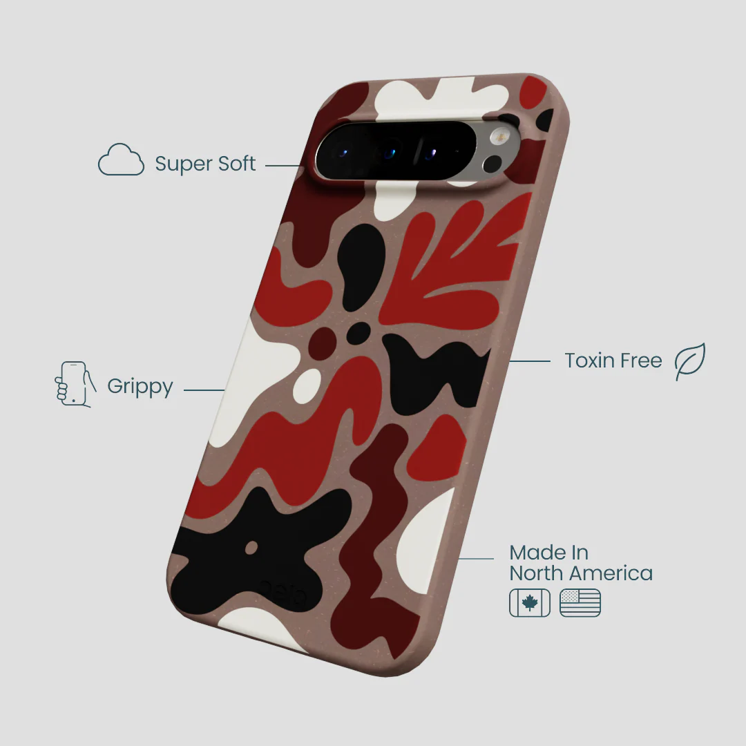 Chocolate Brown Earthy Curves Google Pixel 9 Pro XL Case - Image 4
