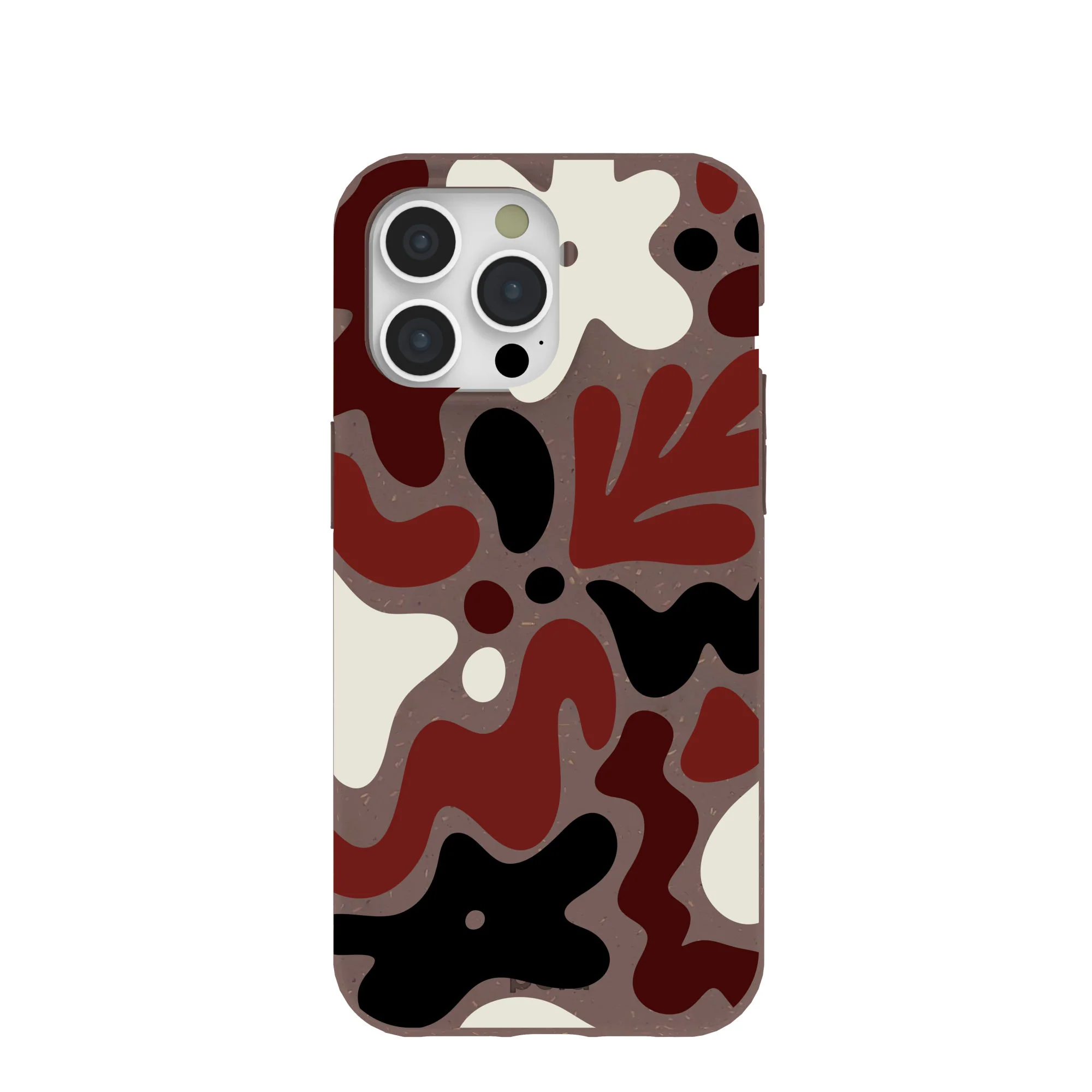 Chocolate Brown Earthy Curves iPhone 15 Pro Max Case