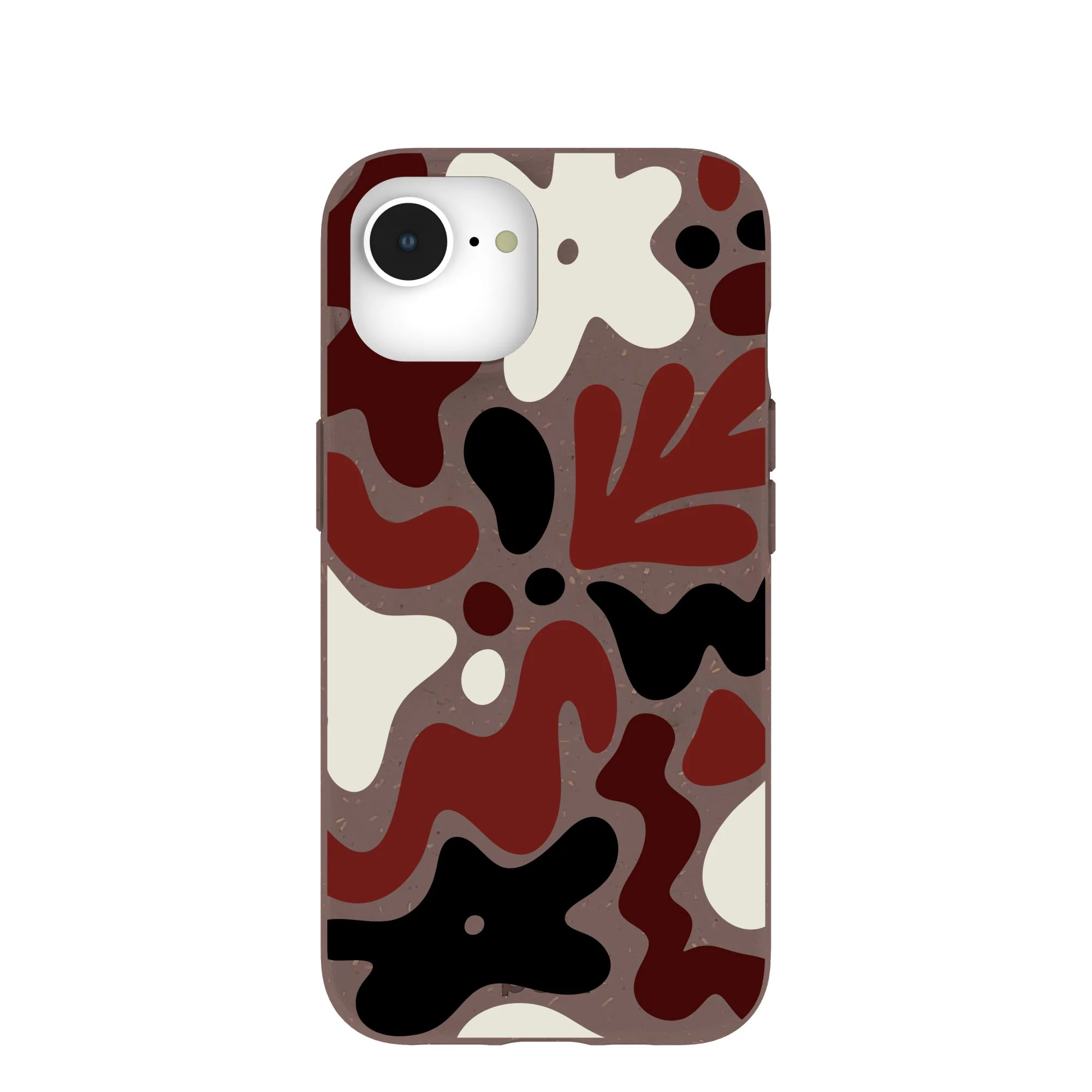 Chocolate Brown Earthy Curves iPhone 16e/17e Case