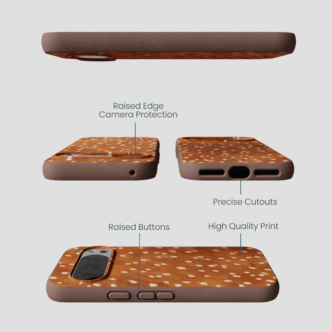 Chocolate Brown Fawn Google Pixel 10/10 Pro Case - Image 3