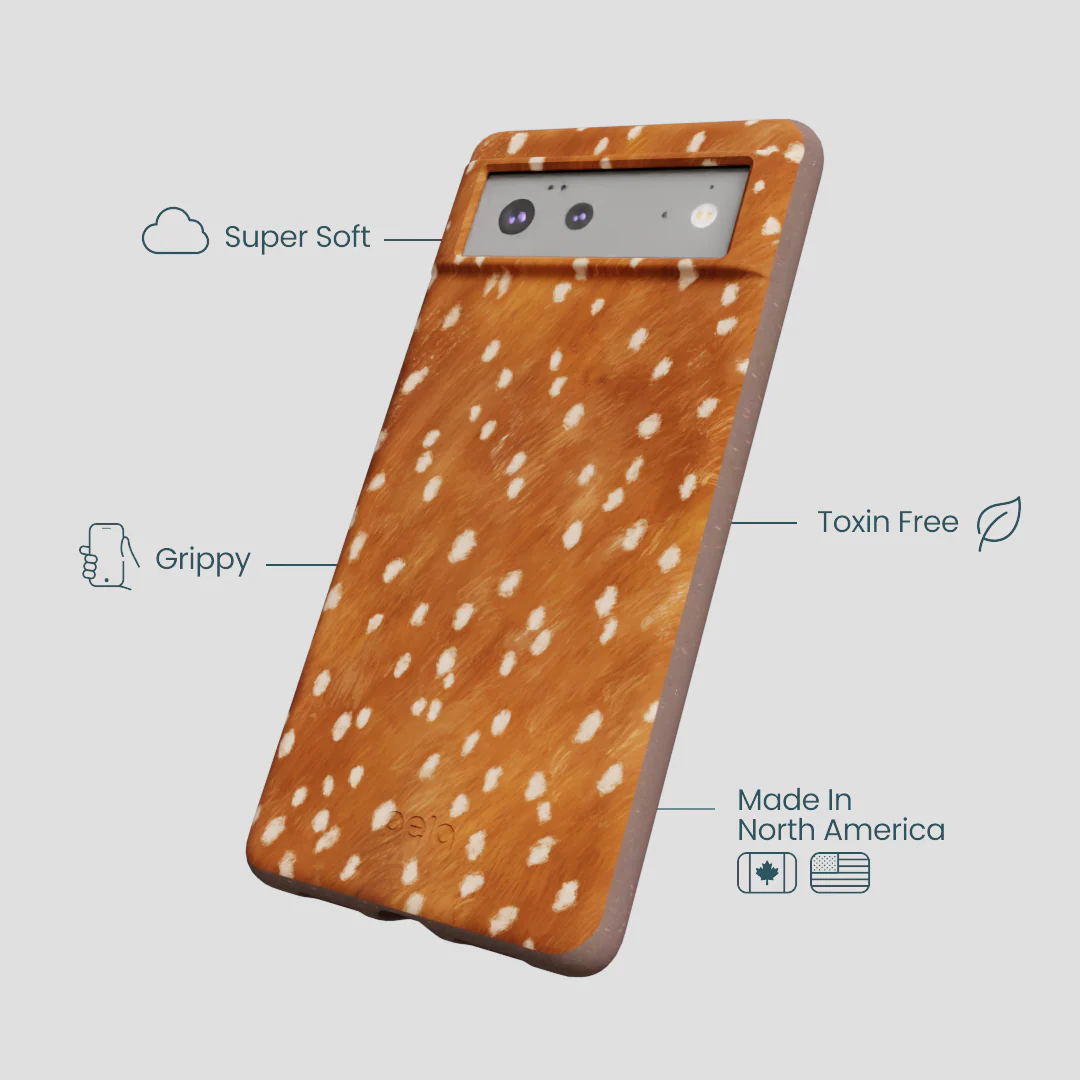 Chocolate Brown Fawn Google Pixel 6 Case - Image 4