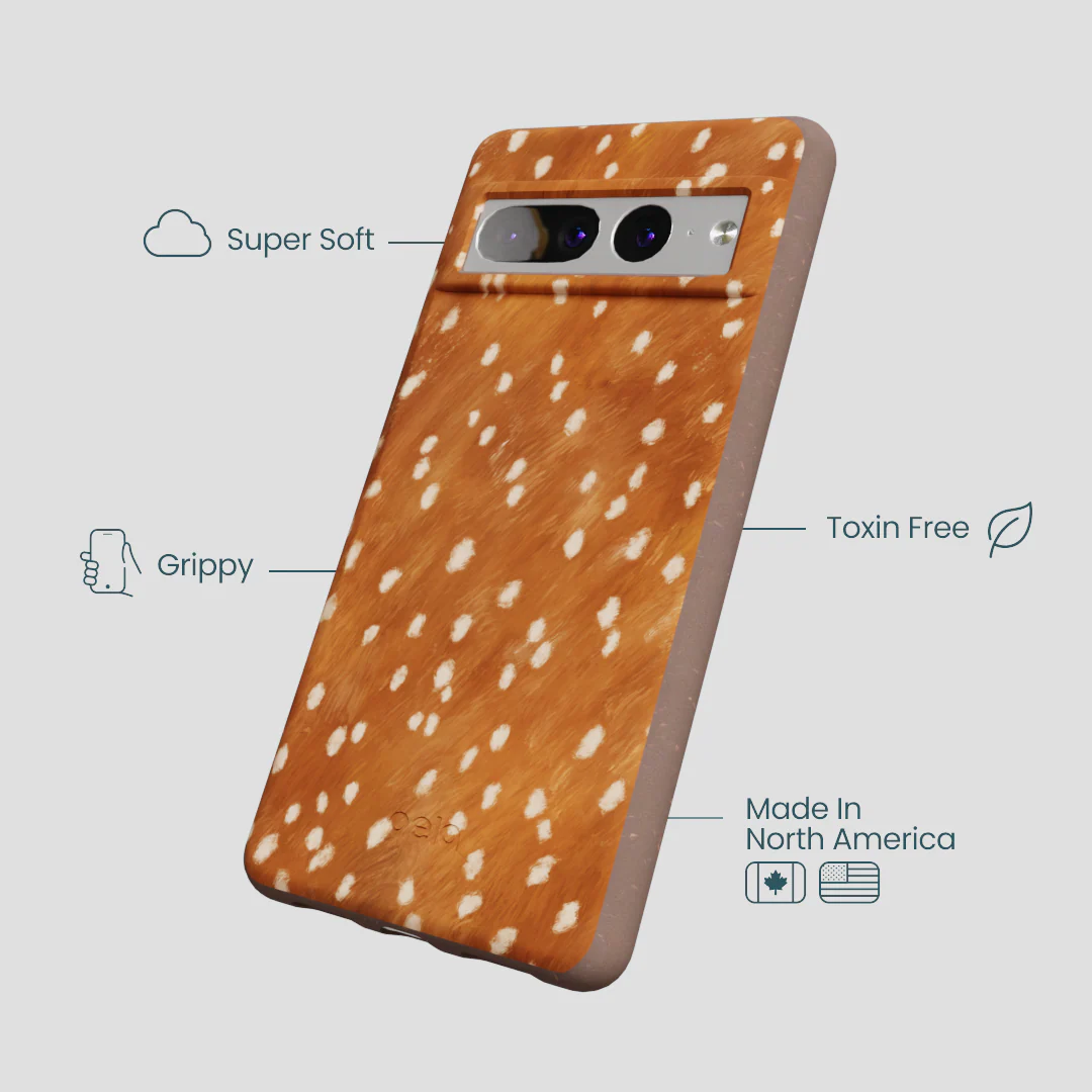 Chocolate Brown Fawn Google Pixel 7 Pro Case - Image 4