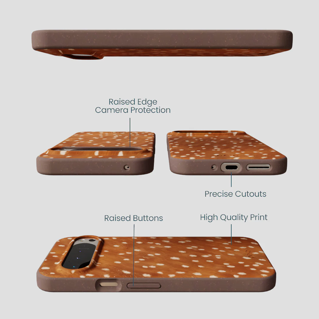 Chocolate Brown Fawn Google Pixel 9 Pro XL Case - Image 3