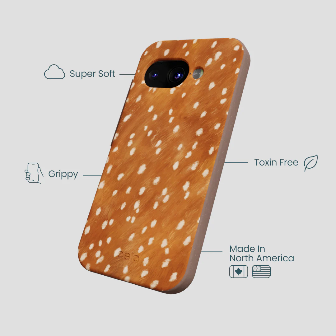 Chocolate Brown Fawn Google Pixel 9a Case - Image 4