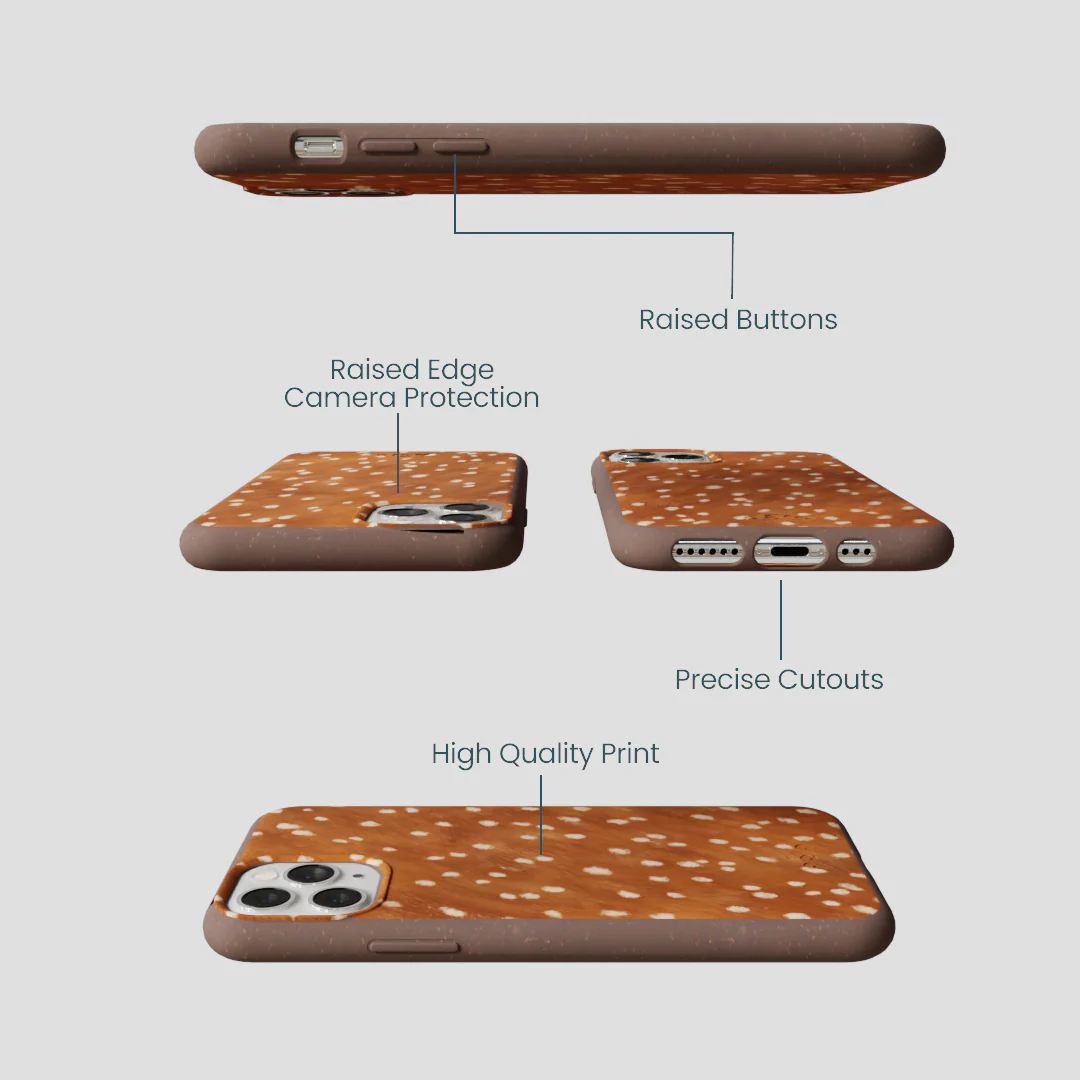 Chocolate Brown Fawn iPhone 11 Pro Case - Image 3