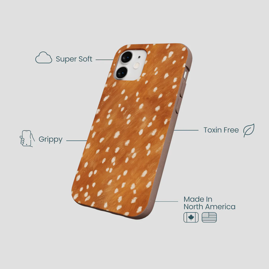 Chocolate Brown Fawn iPhone 12 Mini Case - Image 4
