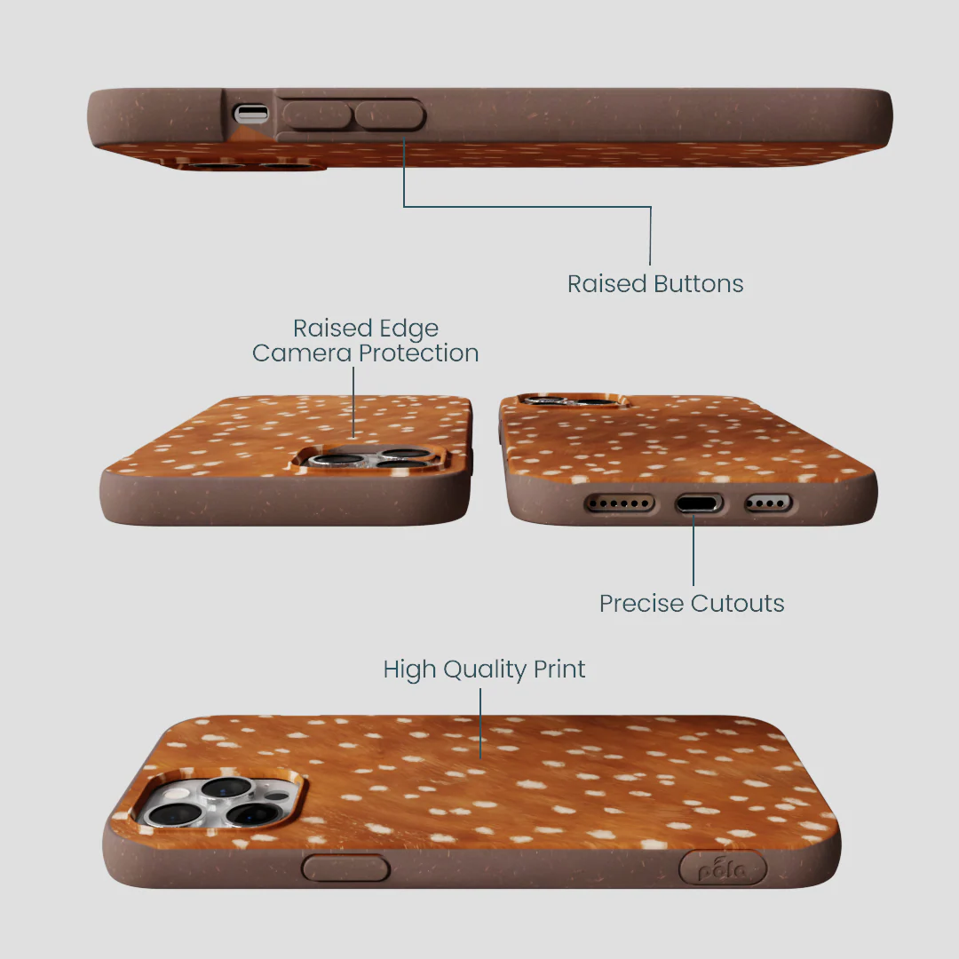 Chocolate Brown Fawn iPhone 12 Pro Max Case - Image 3