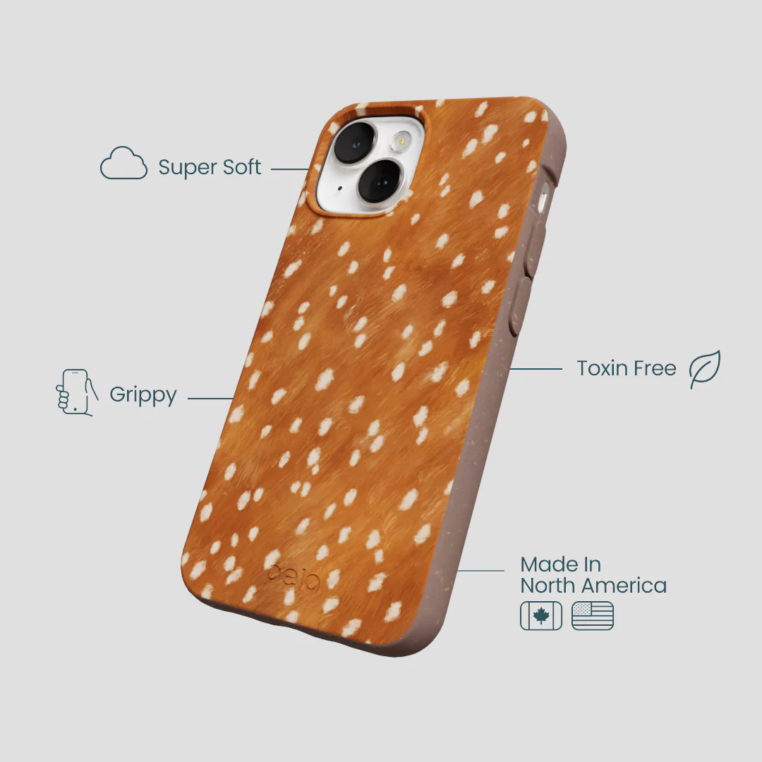 Chocolate Brown Fawn iPhone 13 Case - Image 4