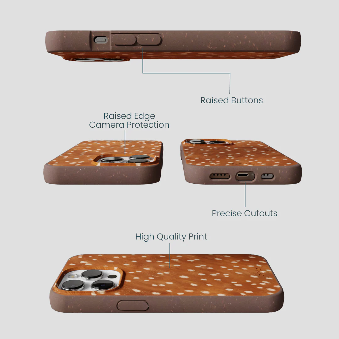Chocolate Brown Fawn iPhone 13 Pro Case - Image 3