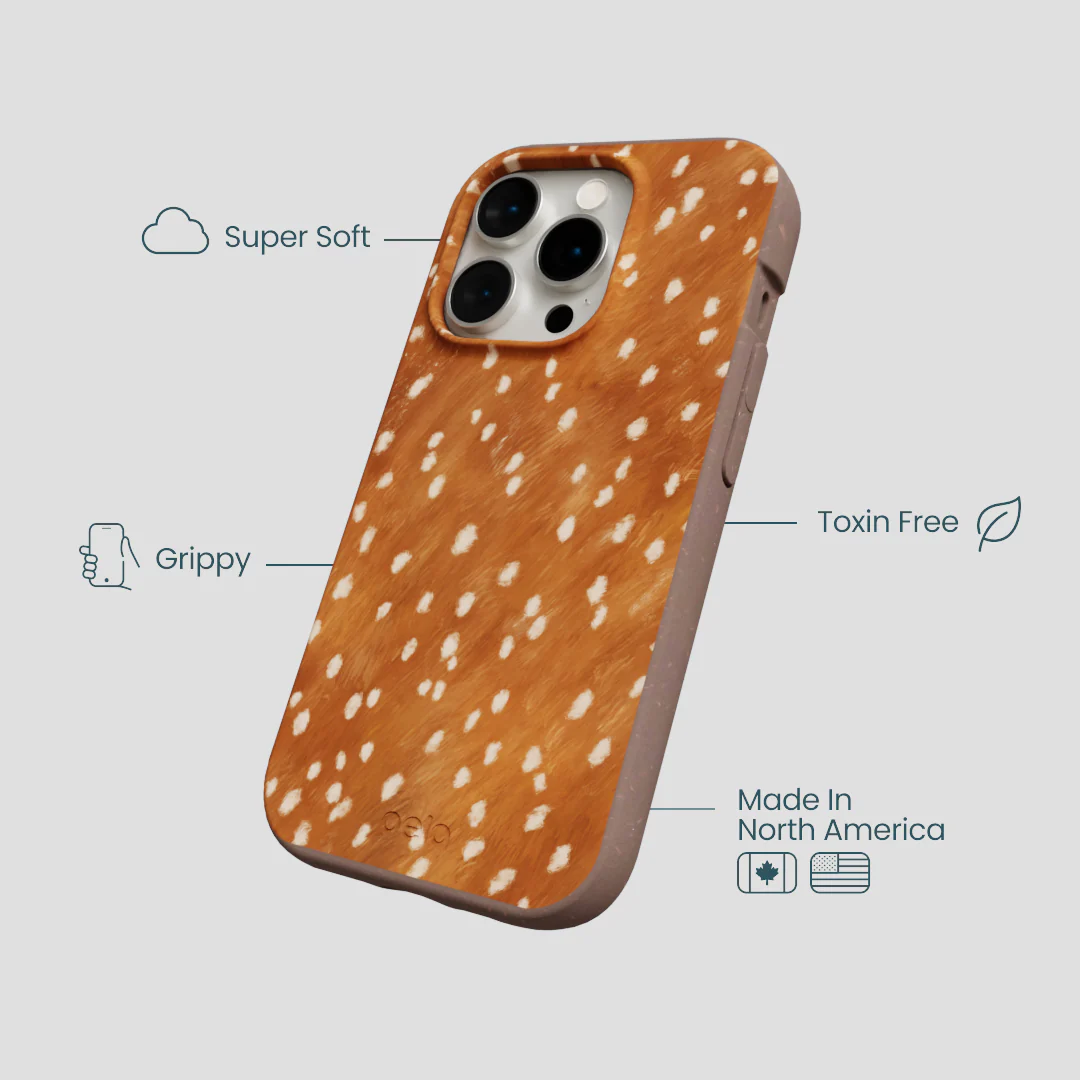 Chocolate Brown Fawn iPhone 14 Pro Case - Image 4