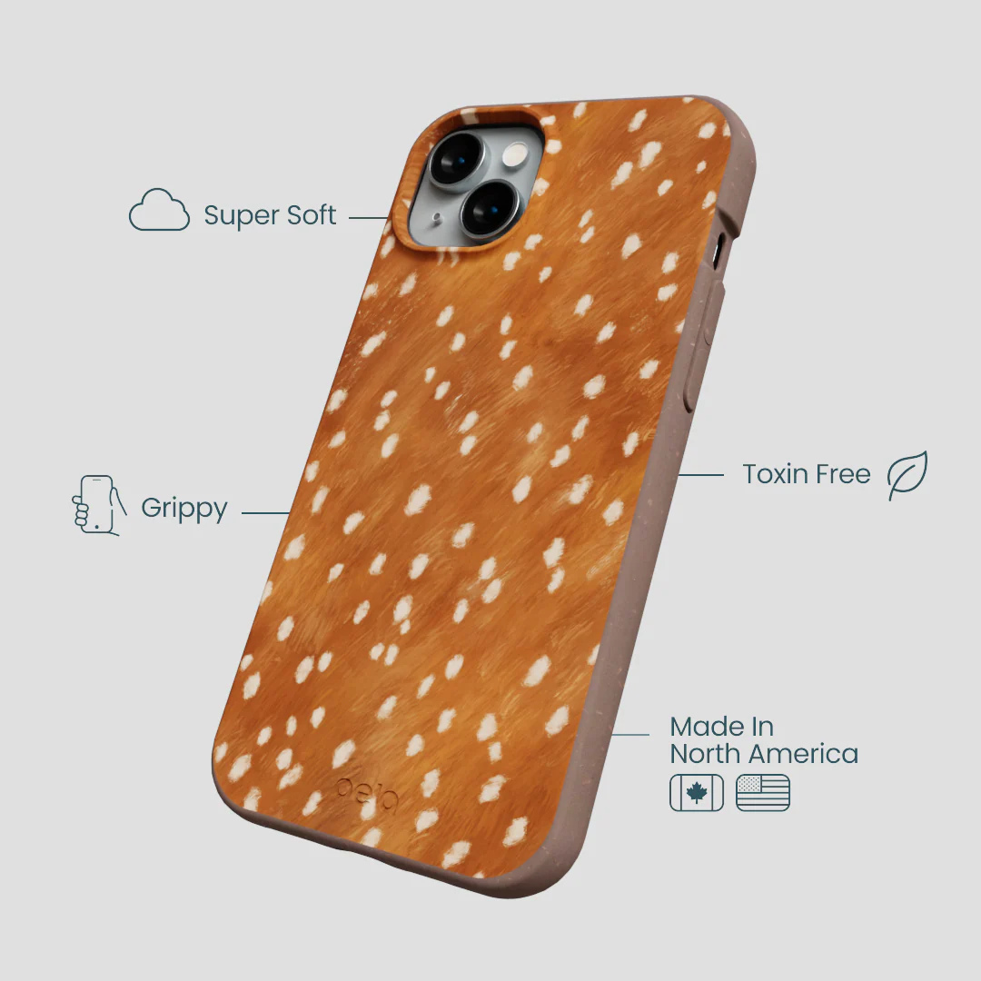 Chocolate Brown Fawn iPhone 15 Plus Case - Image 4