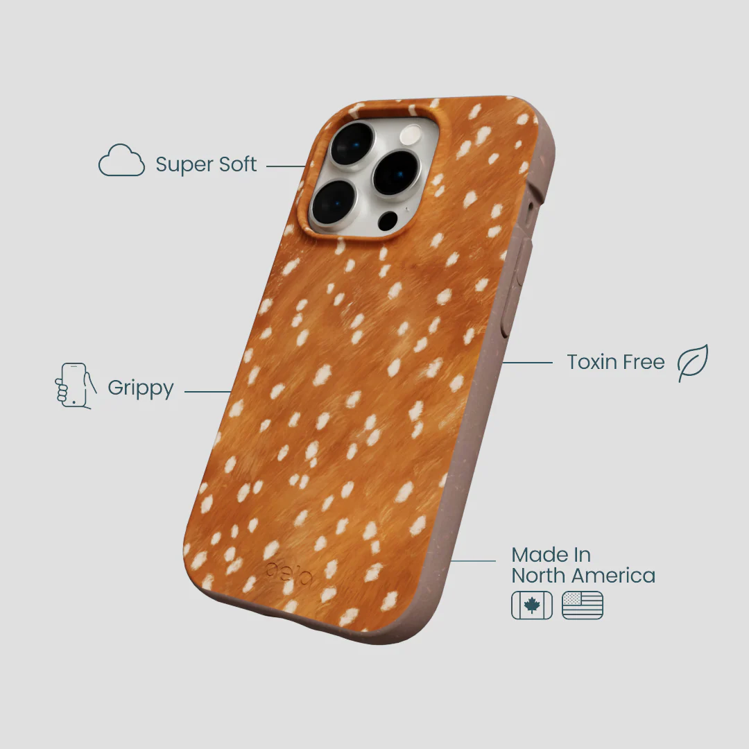 Chocolate Brown Fawn iPhone 15 Pro Case - Image 4