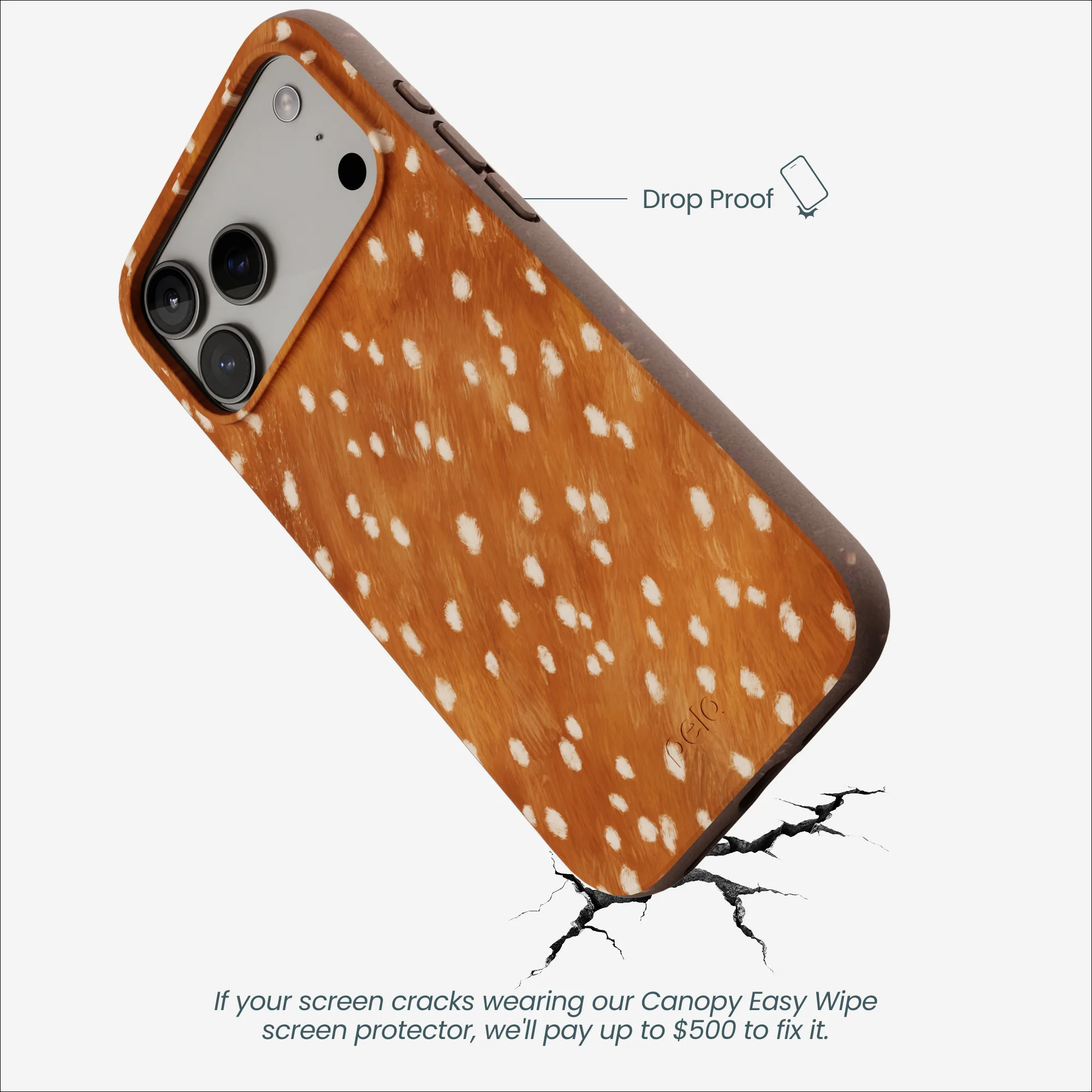 Chocolate Brown Fawn iPhone 17 Pro Max Case - Image 5