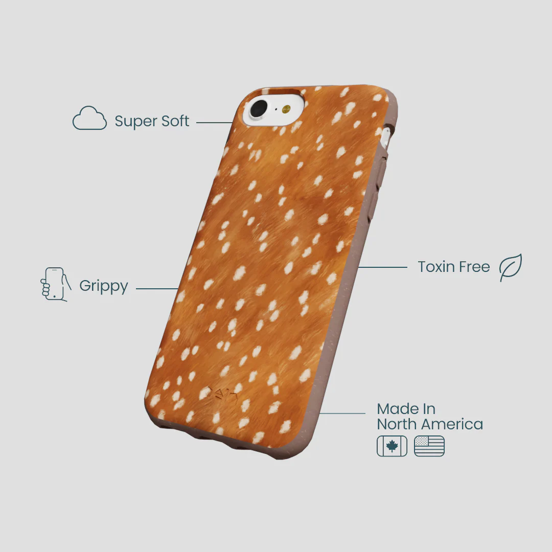 Chocolate Brown Fawn iPhone 6/6s/7/8/SE Case - Image 4