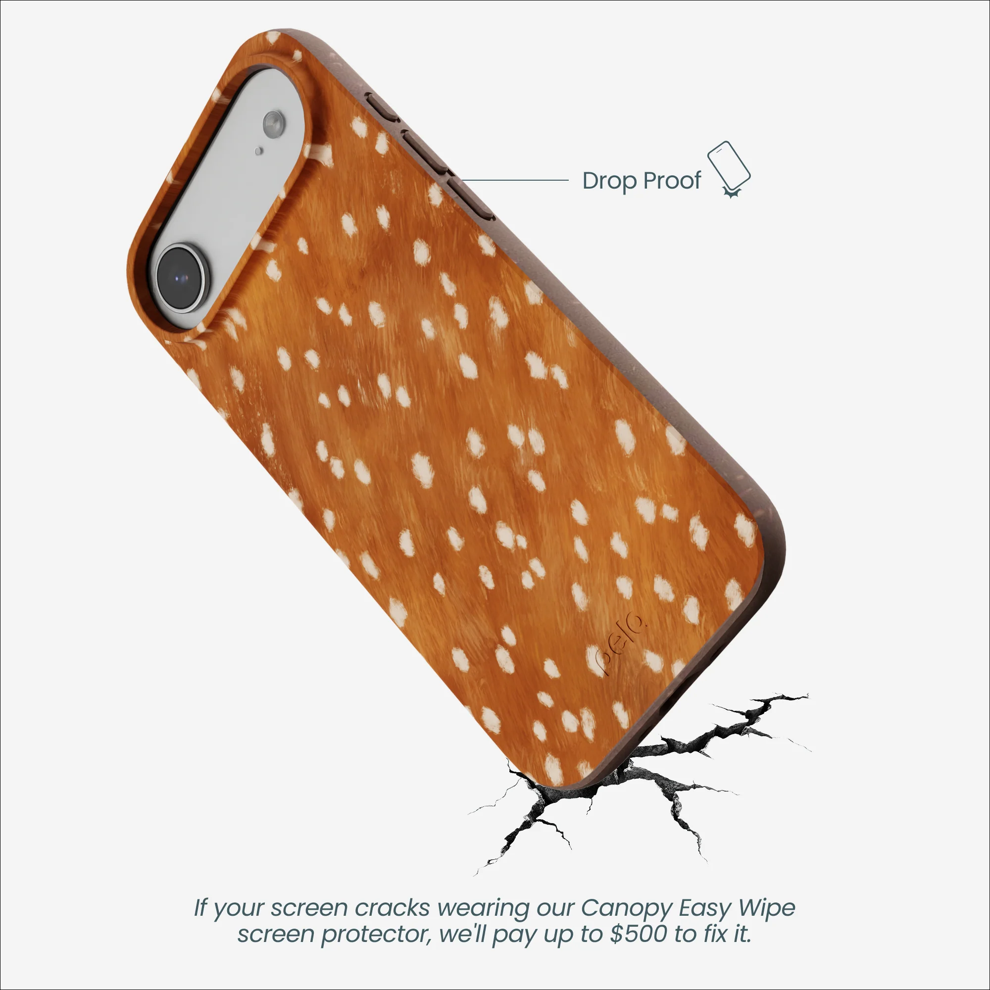 Chocolate Brown Fawn iPhone Air Case - Image 5