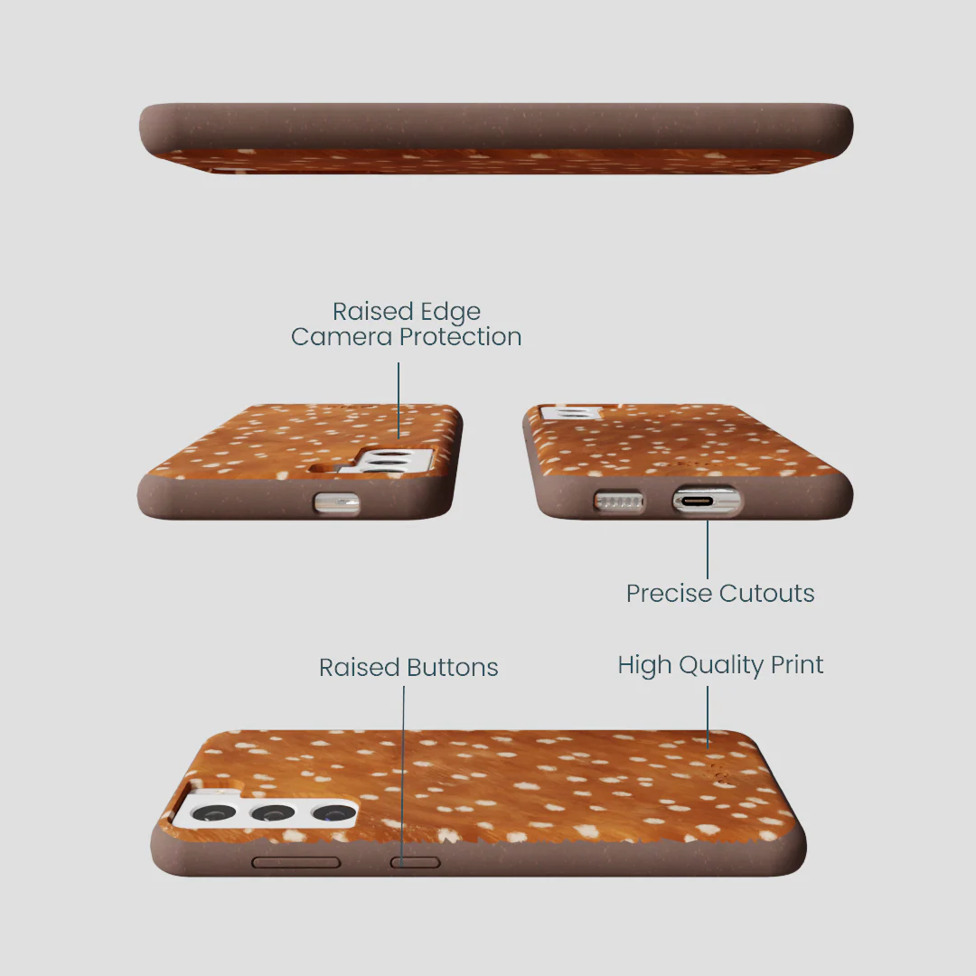 Chocolate Brown Fawn Samsung Galaxy S21 Case - Image 3