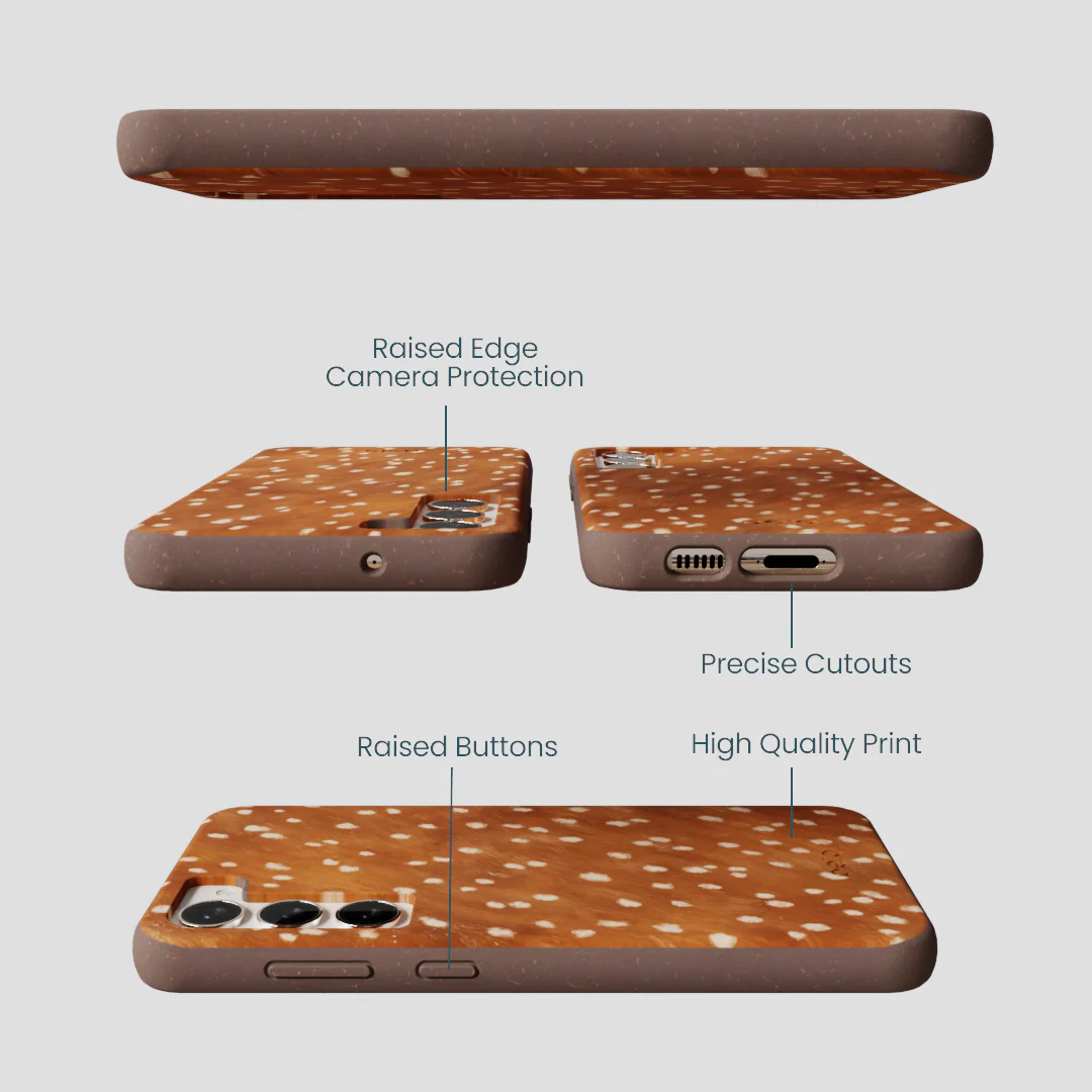 Chocolate Brown Fawn Samsung Galaxy S23+(Plus) Case - Image 3
