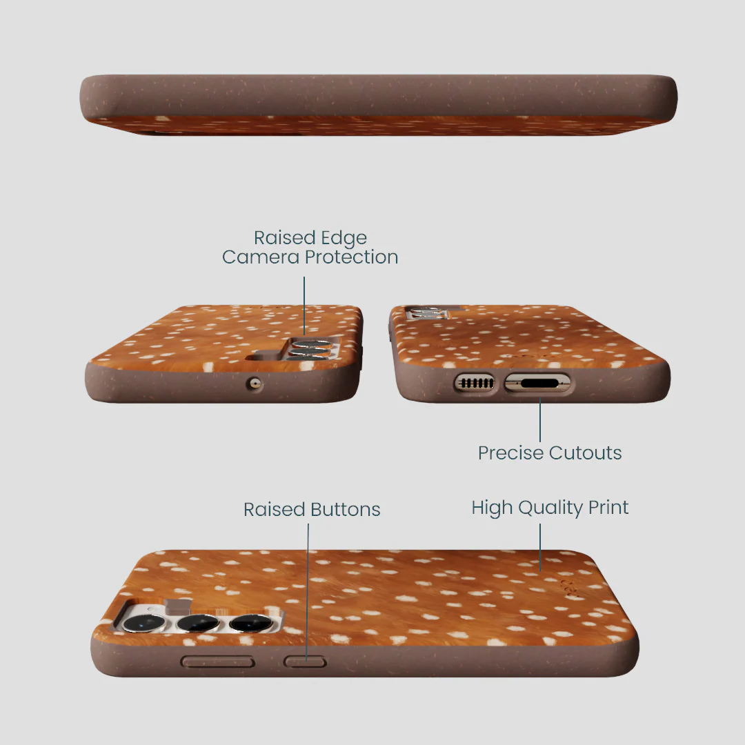 Chocolate Brown Fawn Samsung Galaxy S24+(Plus) Case - Image 3