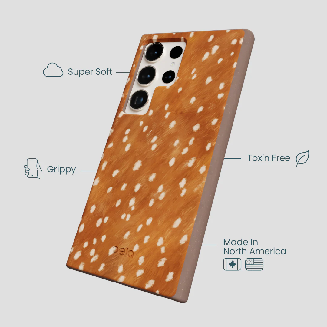 Chocolate Brown Fawn Samsung Galaxy S24 Ultra Case - Image 4