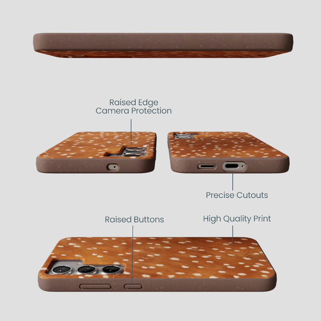 Chocolate Brown Fawn Samsung Galaxy S25+(Plus) Case - Image 3