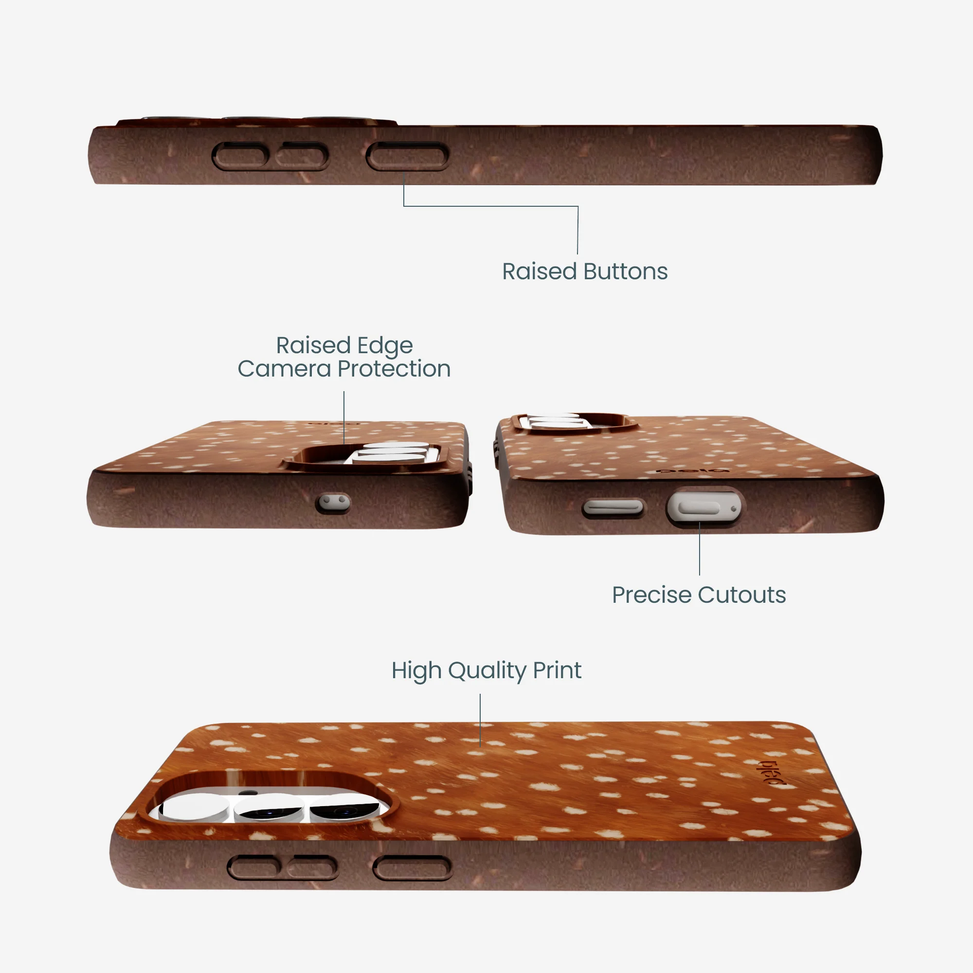 Chocolate Brown Fawn Samsung Galaxy S26 Case - Image 3