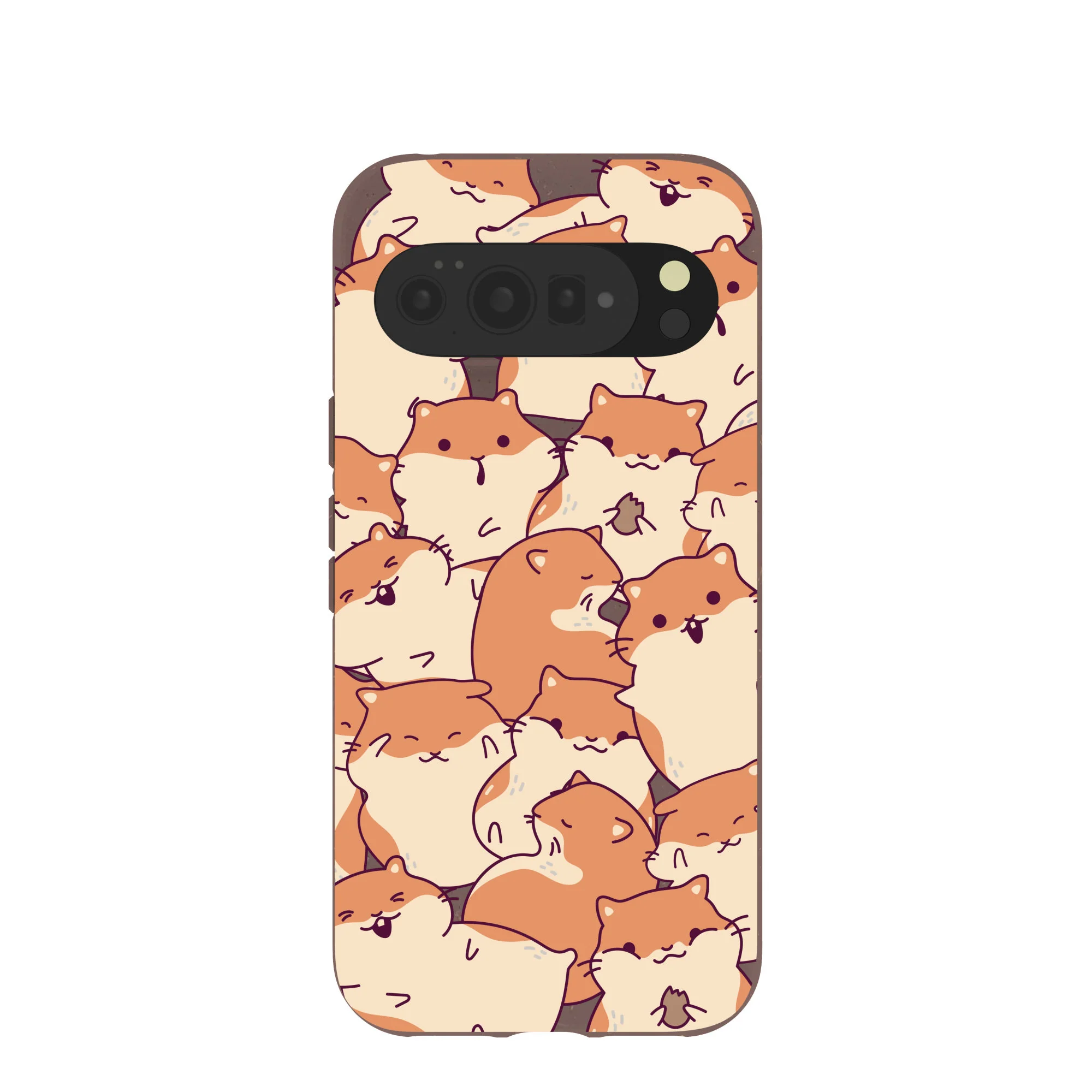 Chocolate Brown Happy Hamsters Google Pixel 10 Pro XL Case