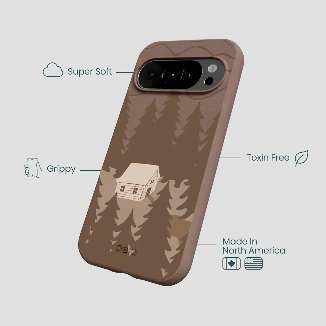 Chocolate Brown Hidden Cabin Google Pixel 10/10 Pro Case - Image 4