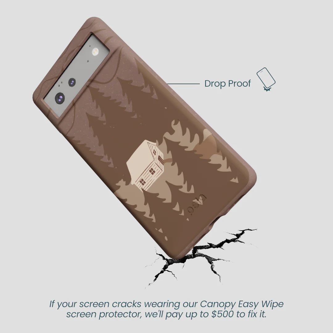 Chocolate Brown Hidden Cabin Google Pixel 6 Case - Image 5