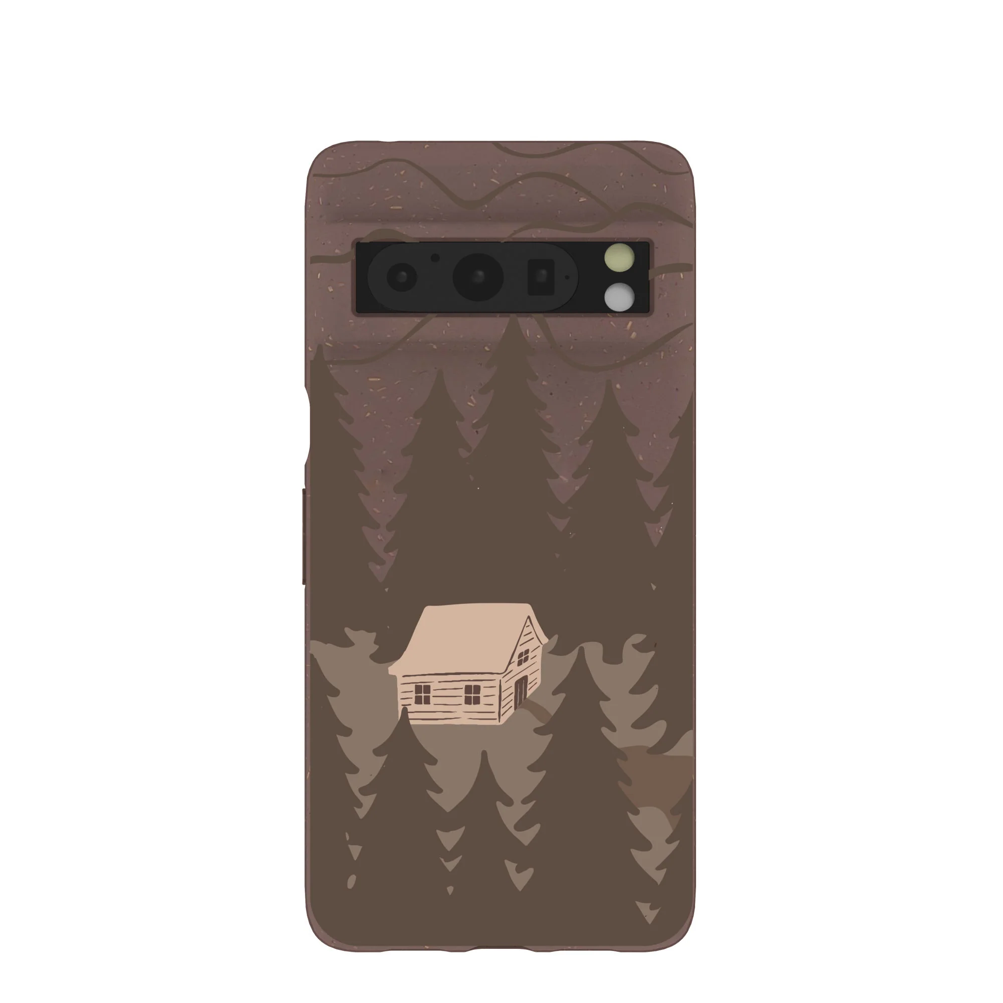 Chocolate Brown Hidden Cabin Google Pixel 8 Pro Case