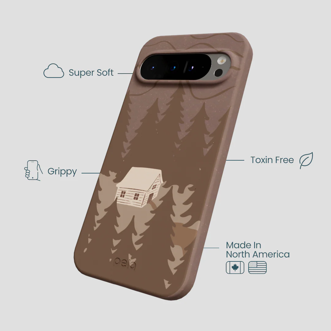 Chocolate Brown Hidden Cabin Google Pixel 9 Pro XL Case - Image 4