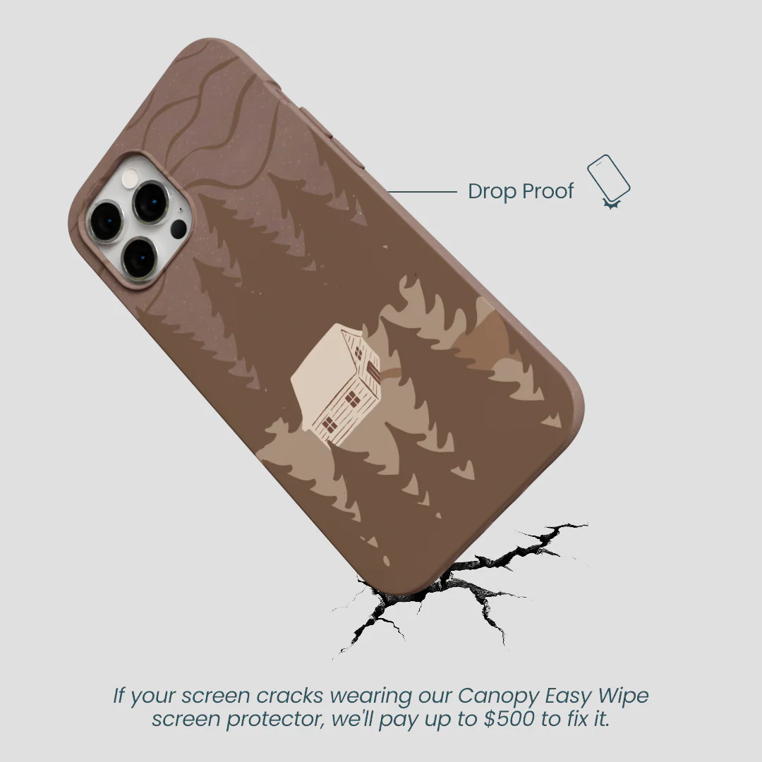 Chocolate Brown Hidden Cabin iPhone 12 Pro Max Case - Image 5