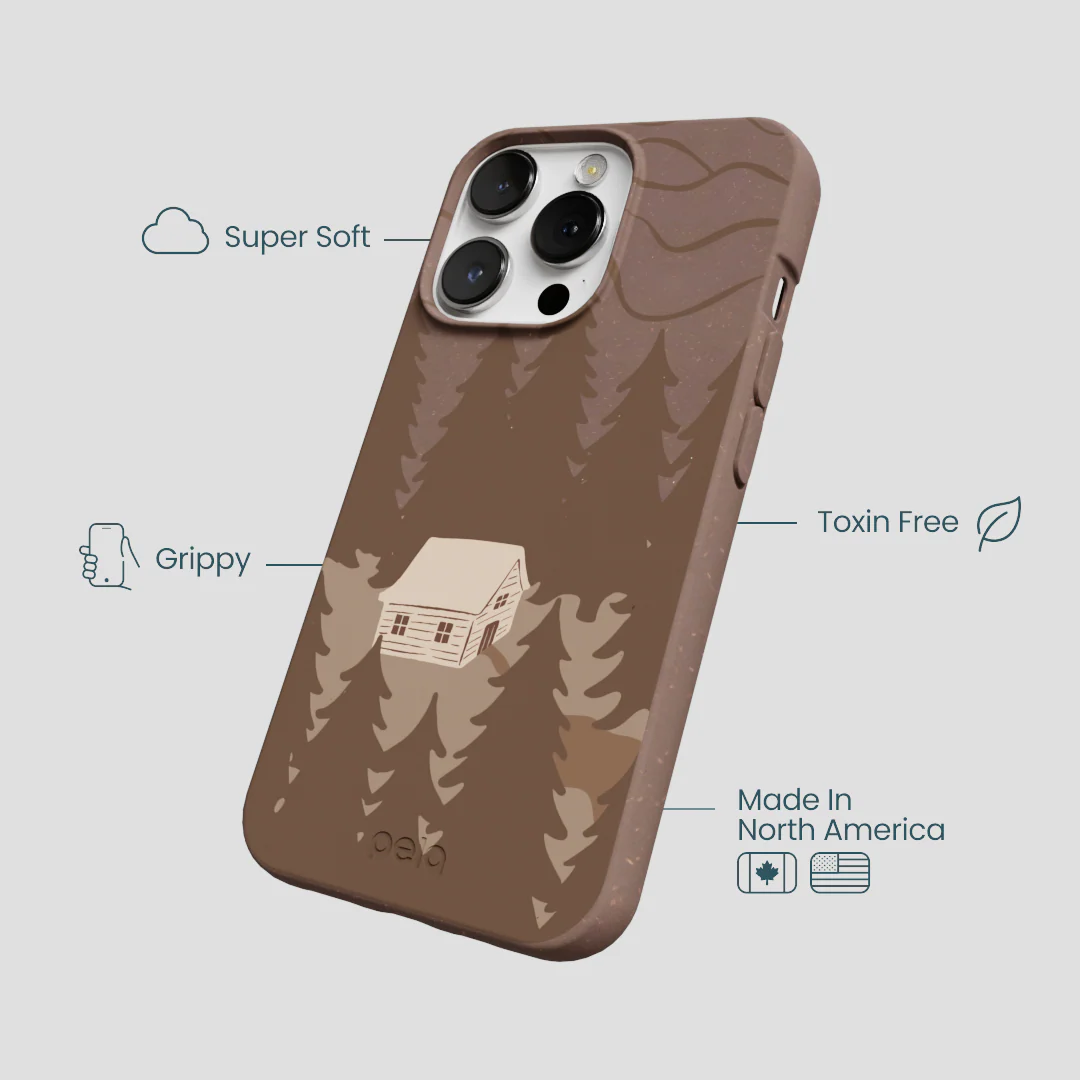 Chocolate Brown Hidden Cabin iPhone 13 Pro Max Case - Image 4