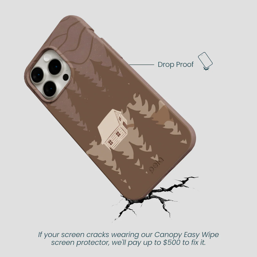 Chocolate Brown Hidden Cabin iPhone 14 Pro Max Case - Image 5