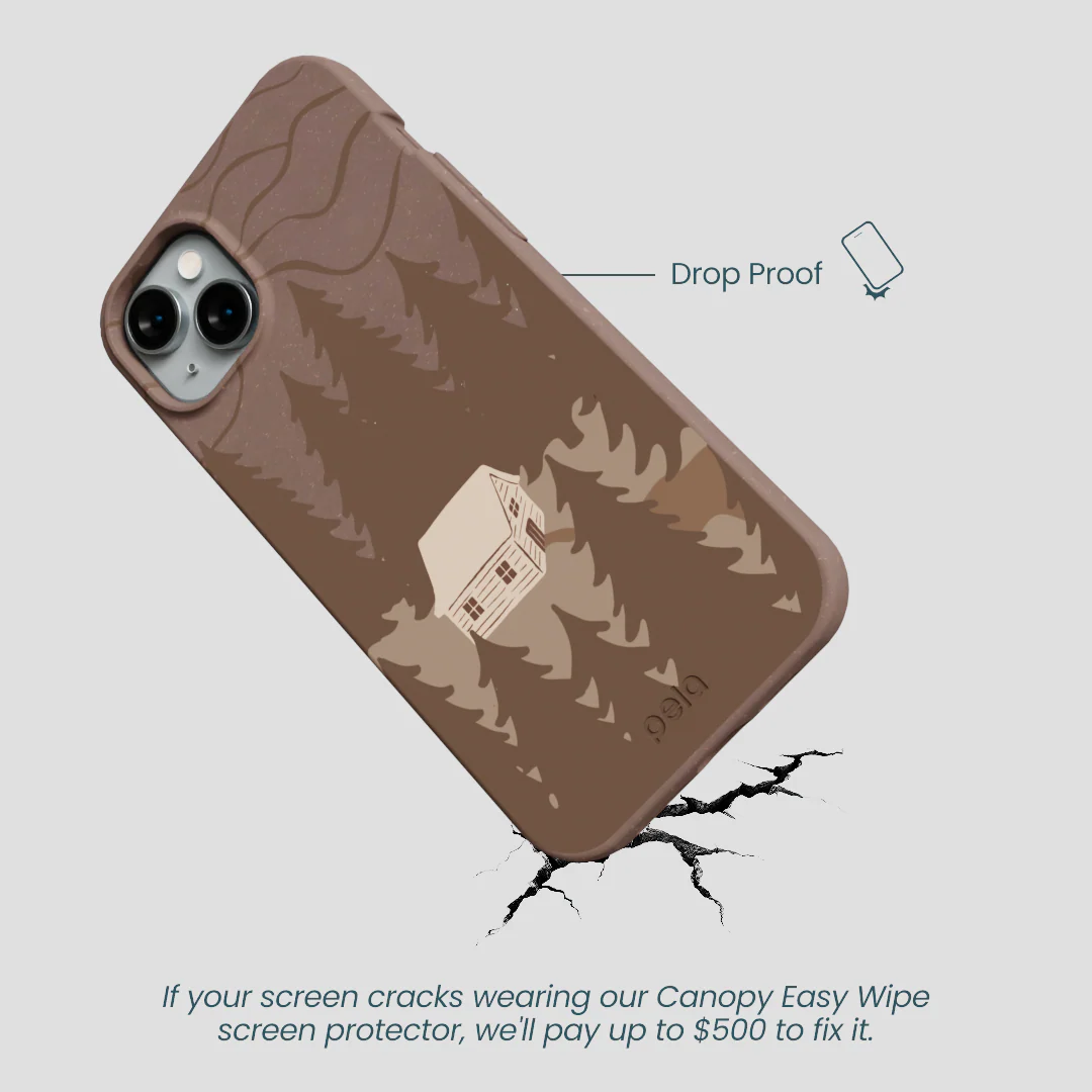 Chocolate Brown Hidden Cabin iPhone 15 Plus Case - Image 5