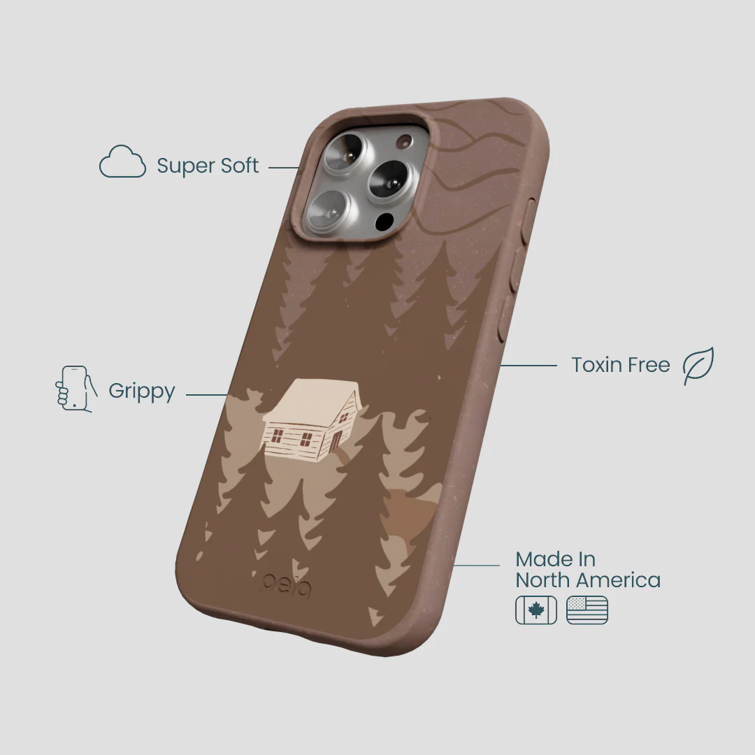 Chocolate Brown Hidden Cabin iPhone 16 Pro Case - Image 4