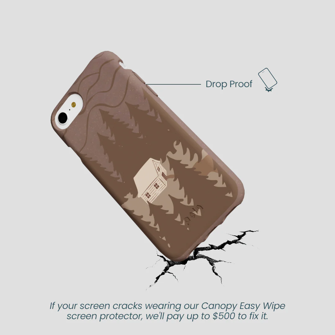 Chocolate Brown Hidden Cabin iPhone 6/6s/7/8/SE Case - Image 5