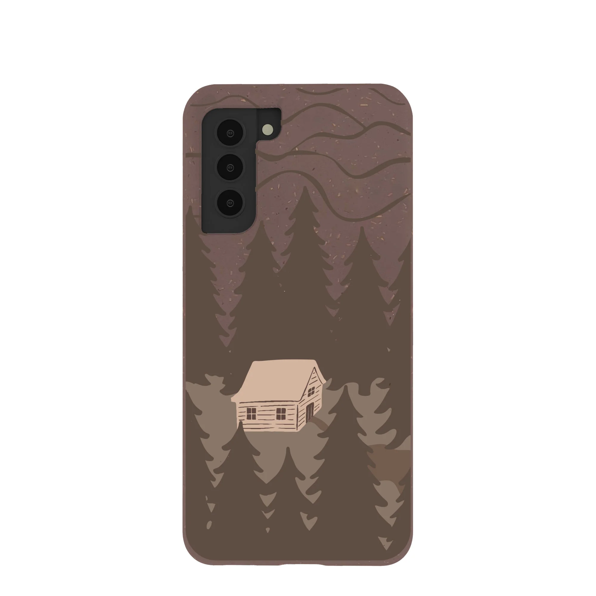 Chocolate Brown Hidden Cabin Samsung Galaxy S21 Case
