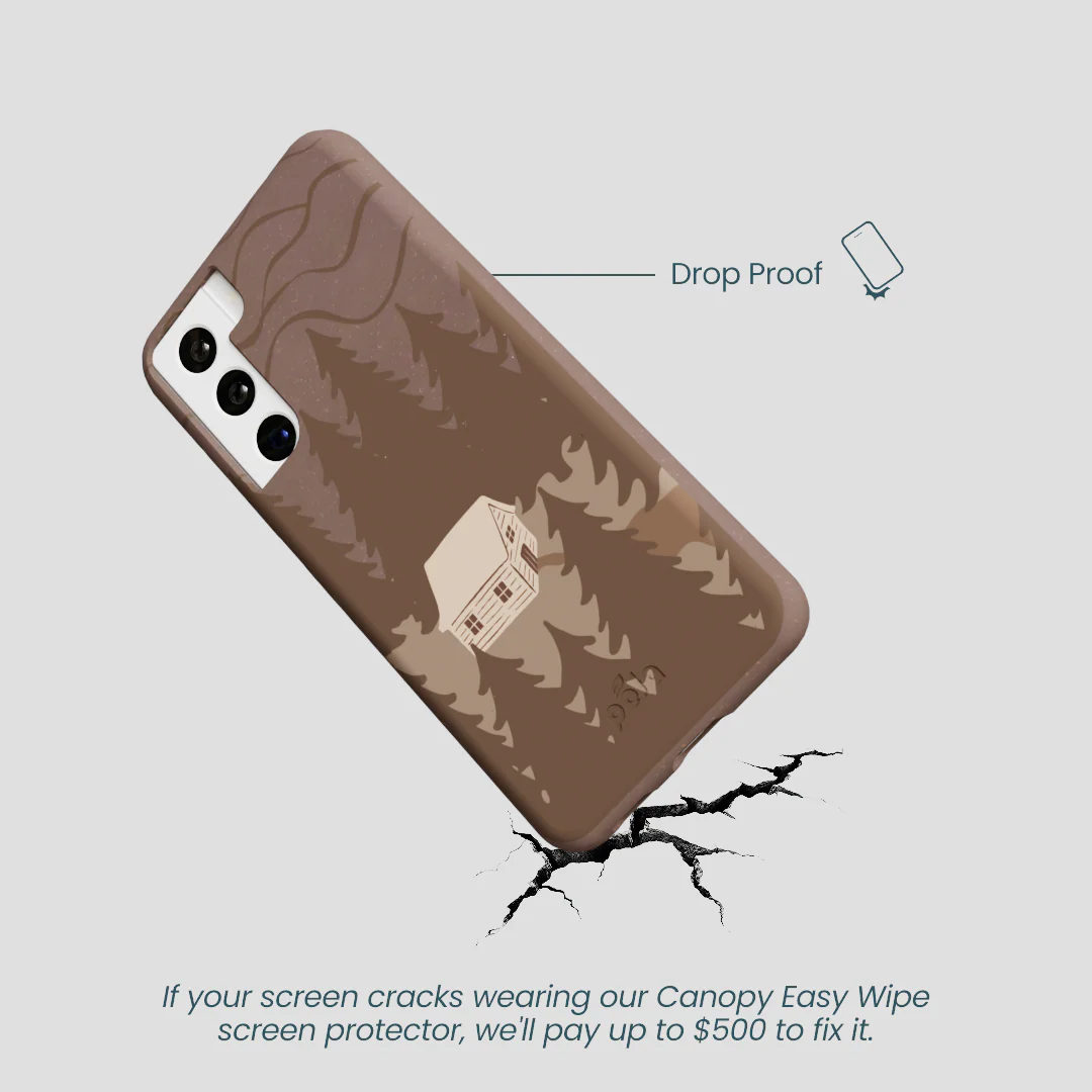 Chocolate Brown Hidden Cabin Samsung Galaxy S21 Case - Image 5